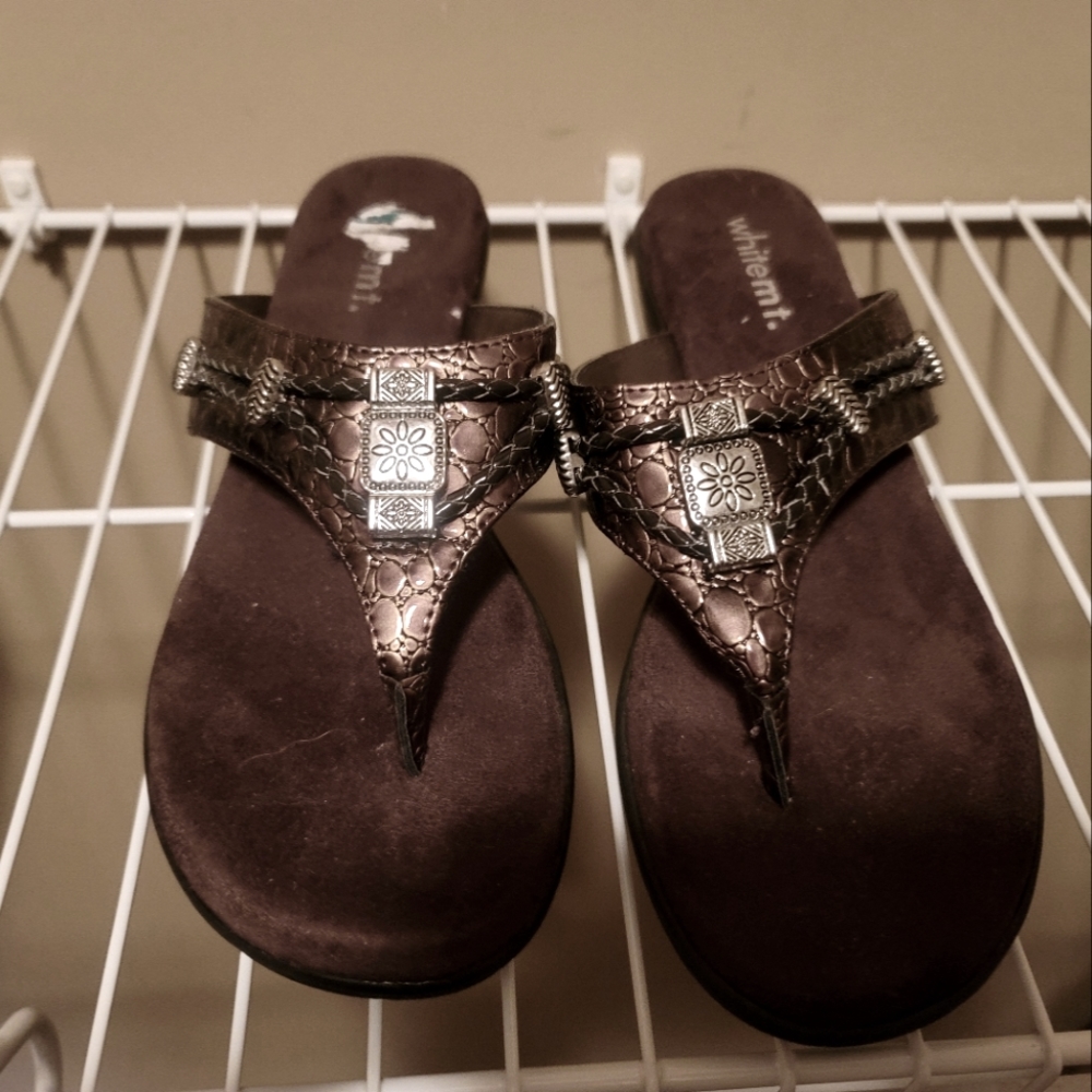 Brown sandals sz 7.5